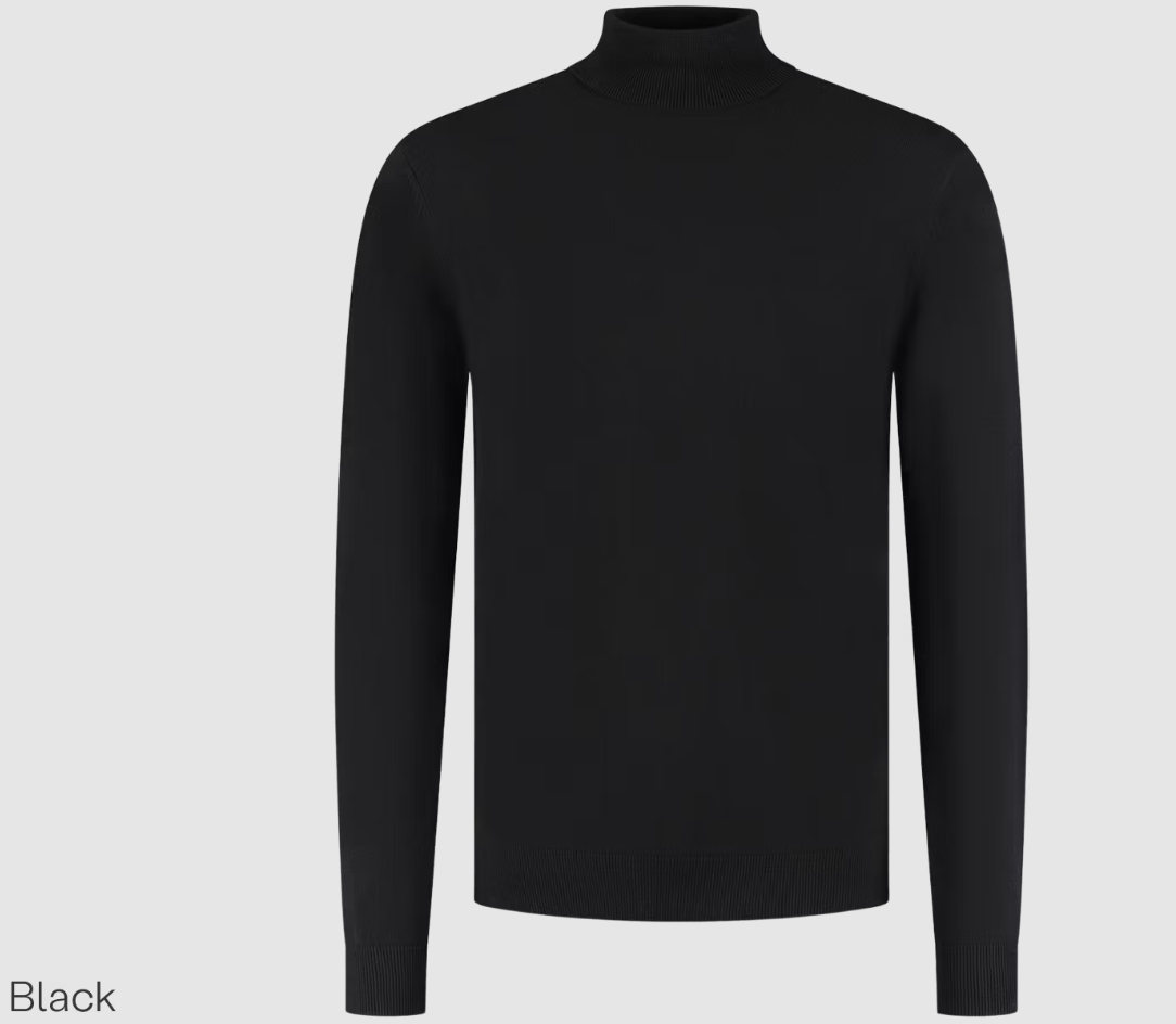 Boston Brothers Coll Pullover | Homme - Taille XXL - Noir