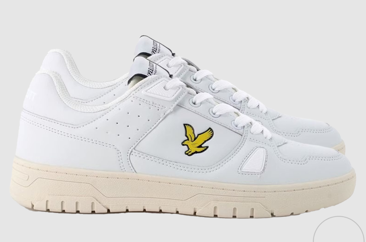Lyle & Scott Evanton III Sneakers | Hommes - Taille 45 - Blanc