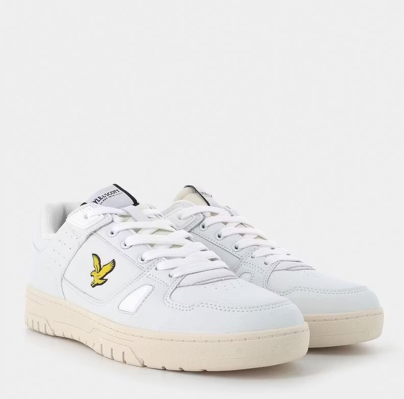 Lyle & Scott Evanton III Sneakers | Hommes - Taille 45 - Blanc
