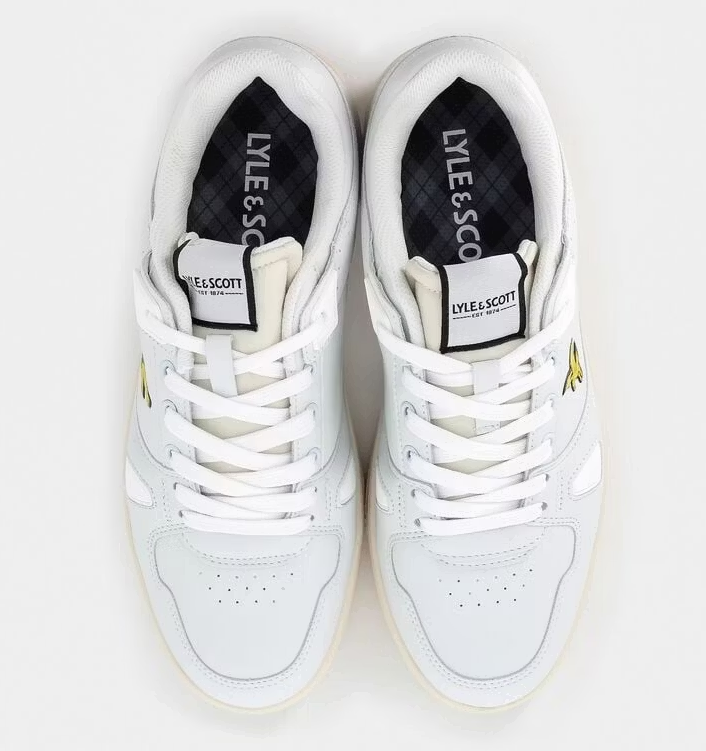 Lyle & Scott Evanton III Sneakers | Hommes - Taille 45 - Blanc