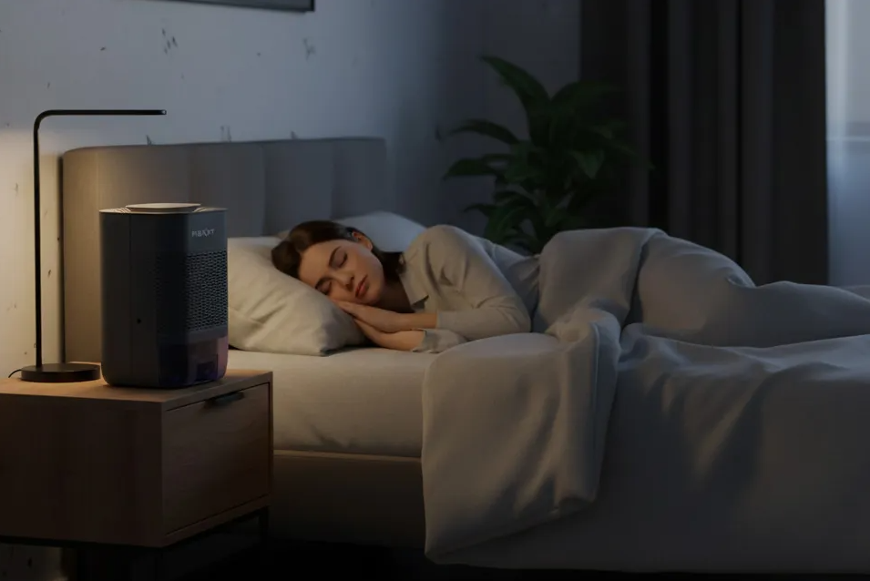 Nexxt - Déshumidificateur contre l'excès d'humidité et les moisissures - Noir