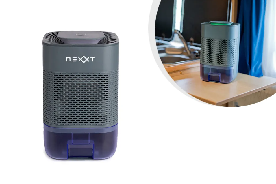 Nexxt - Déshumidificateur contre l'excès d'humidité et les moisissures - Noir