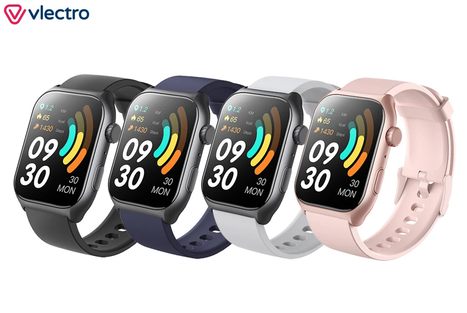 Vlectro Smartwatch 2.0 avec assistant vocal - Gris