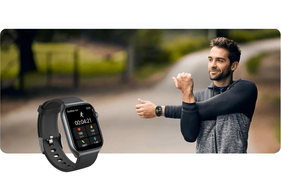 Vlectro Smartwatch 2.0 avec assistant vocal - Bleu
