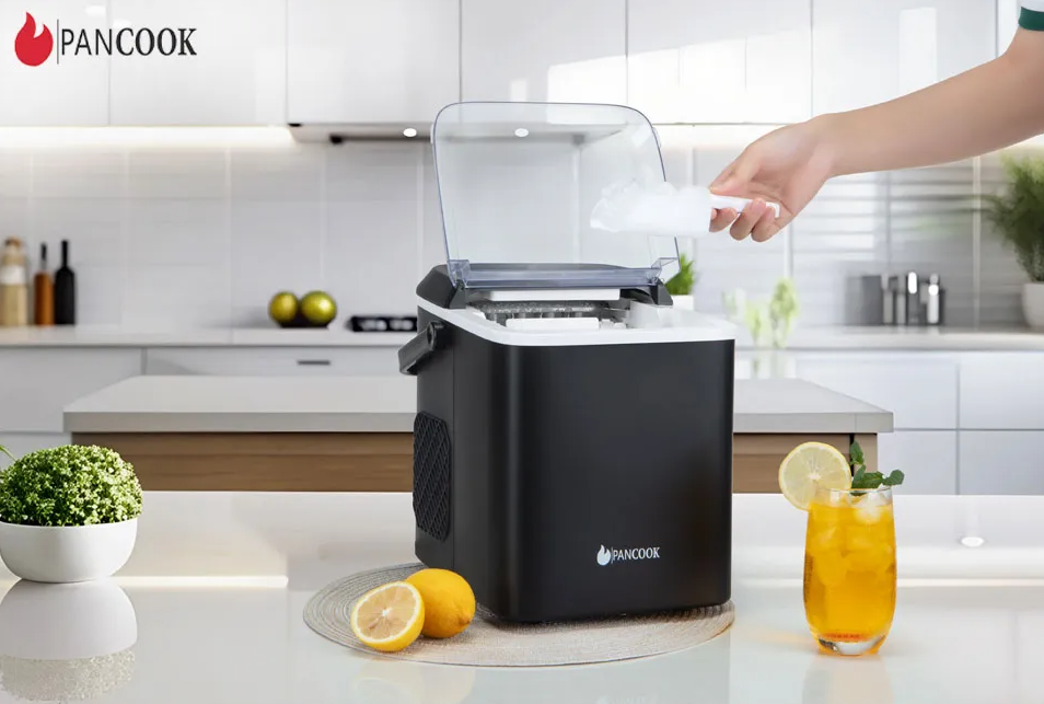 Machine à glaçons Pancook pour des boissons délicieusement rafraîchissantes - Noir