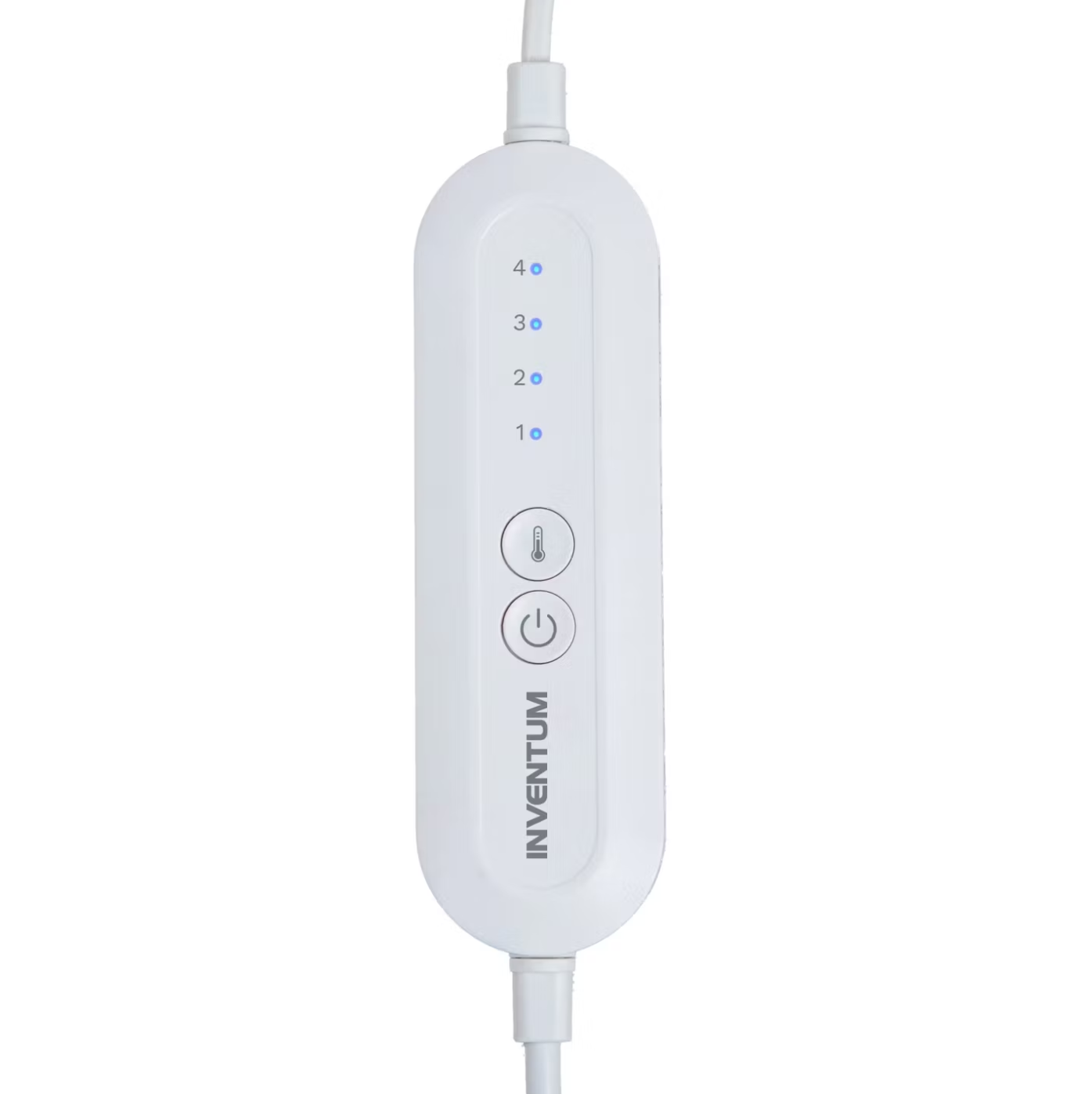 Couverture électrique Inventum HN132 150 x 80 cm Polaire blanche - 4 niveaux de chaleur avec minuterie