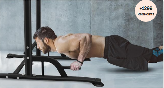 DH FitLife Station de Trempe Multifonction - Réglable 10 positions - Noir - Acier - Max. 150 kg