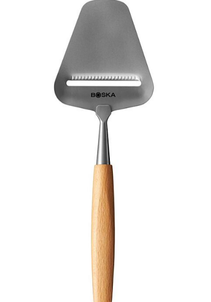 Boska Amigo Trancheur à fromage 23 cm - acier inoxydable et bois de hêtre - Pour les fromages mûrs et affinés