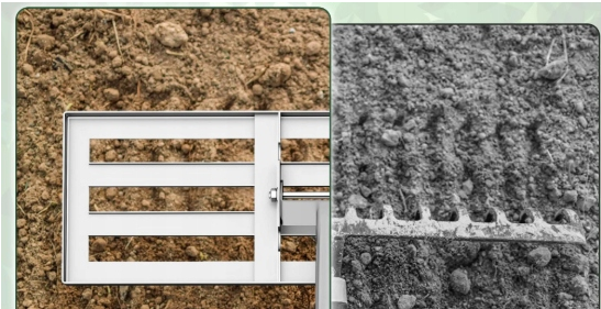 Coast Lawn Leveler - Argent - 106 x 25 cm - 170 cm