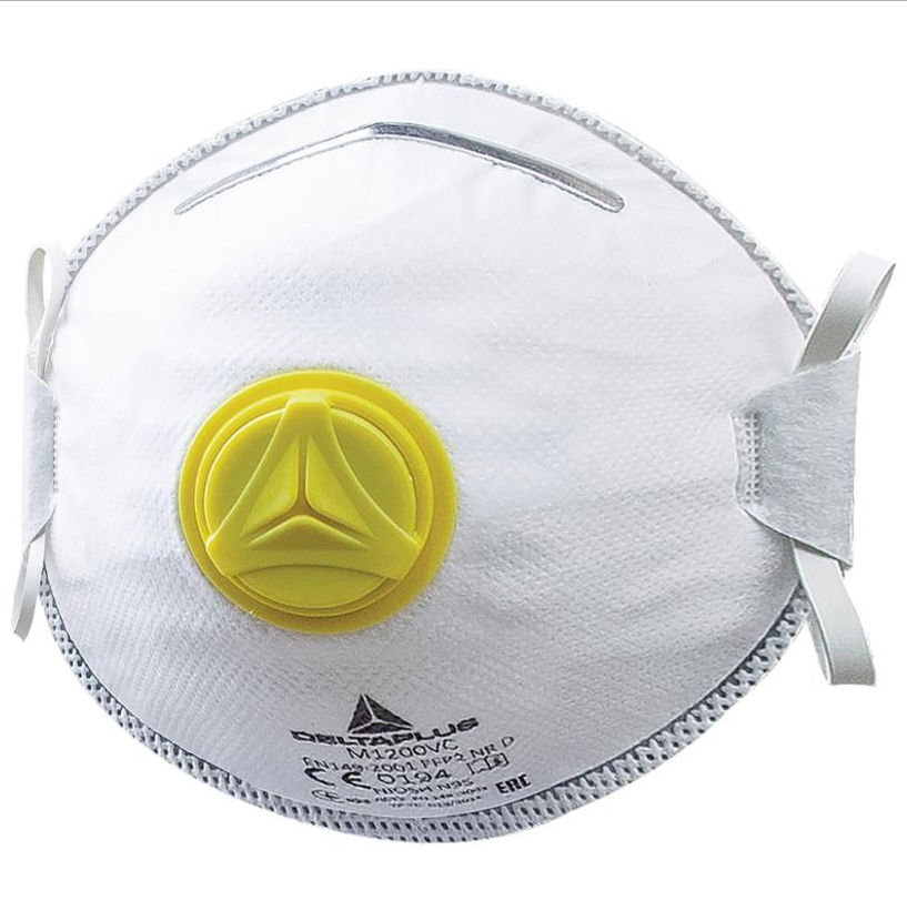 FFP2 NR Masque anti-poussière - Filtrant - Demi-masque - Protecteur - Blanc