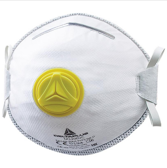 FFP2 NR Masque anti-poussière - Filtrant - Demi-masque - Protecteur - Blanc
