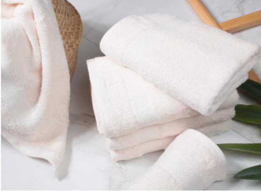 Ensemble textile de bain DoubleDry 30 pièces - 500 g/m2 - Crème
