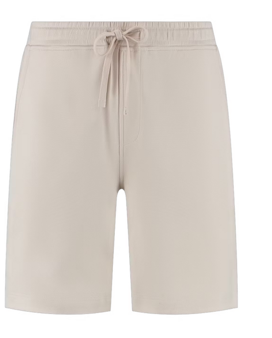 Short Boston Brothers Heavy Piqué - Stretch - Blanc cassé - M