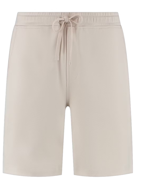 Short Boston Brothers Heavy Piqué - Stretch - Blanc cassé - M