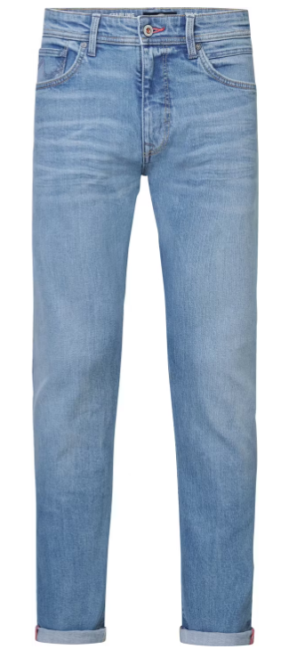Jeans Petrol Industries Santiago - Denim droit - Effet usé clair - W33-L34