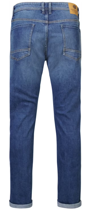 Petrol Industries Santiago Jeans - Denim droit - Effet usé moyen - Taille 33-34