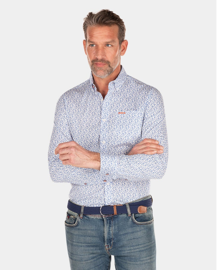T-shirt pour homme New Zealand Auckland, bleu Rhythm, taille M, 1673 26DS720