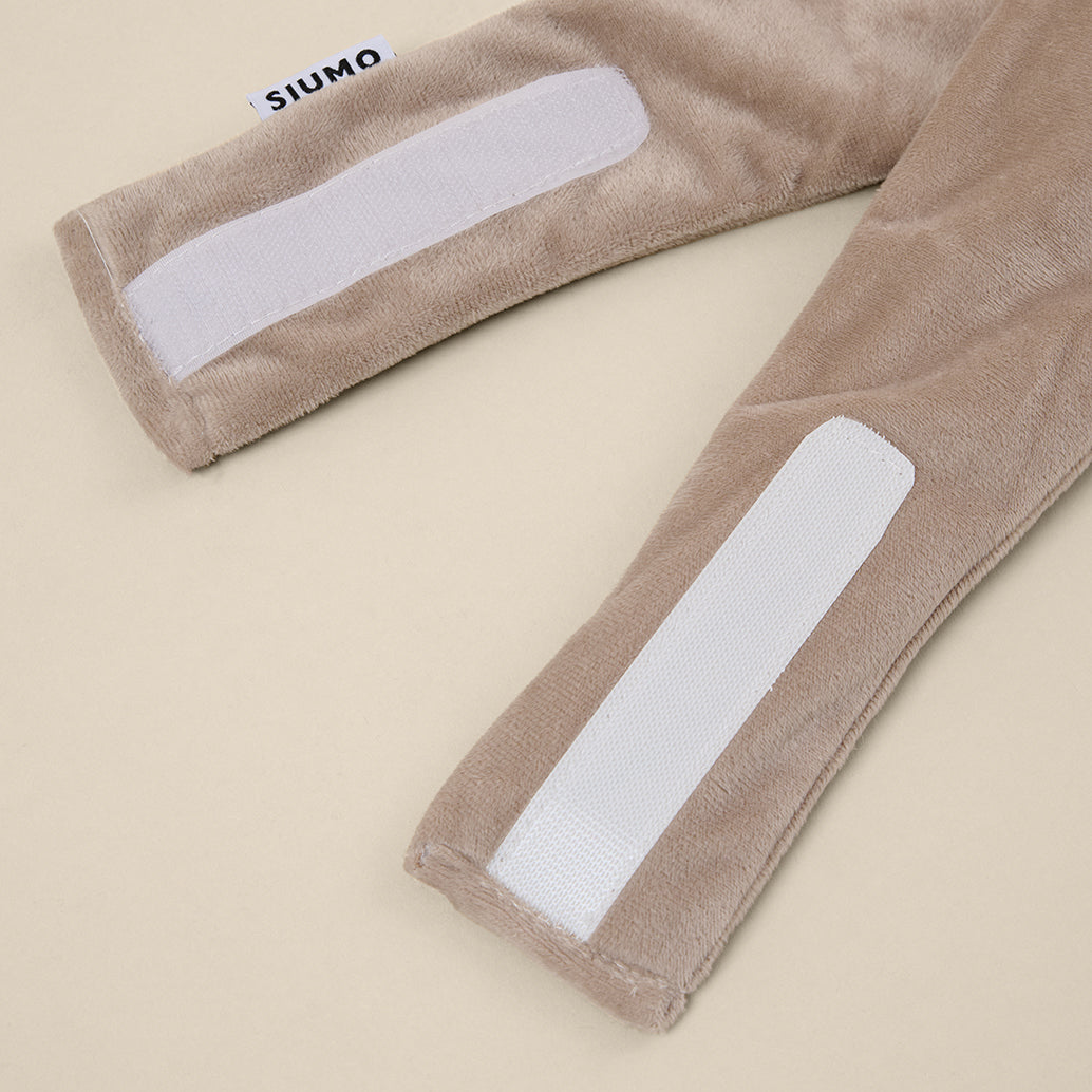 Masque de sommeil Silky Smooth Eco - 100% Microfibre recyclée - Fermeture Velcro ajustable