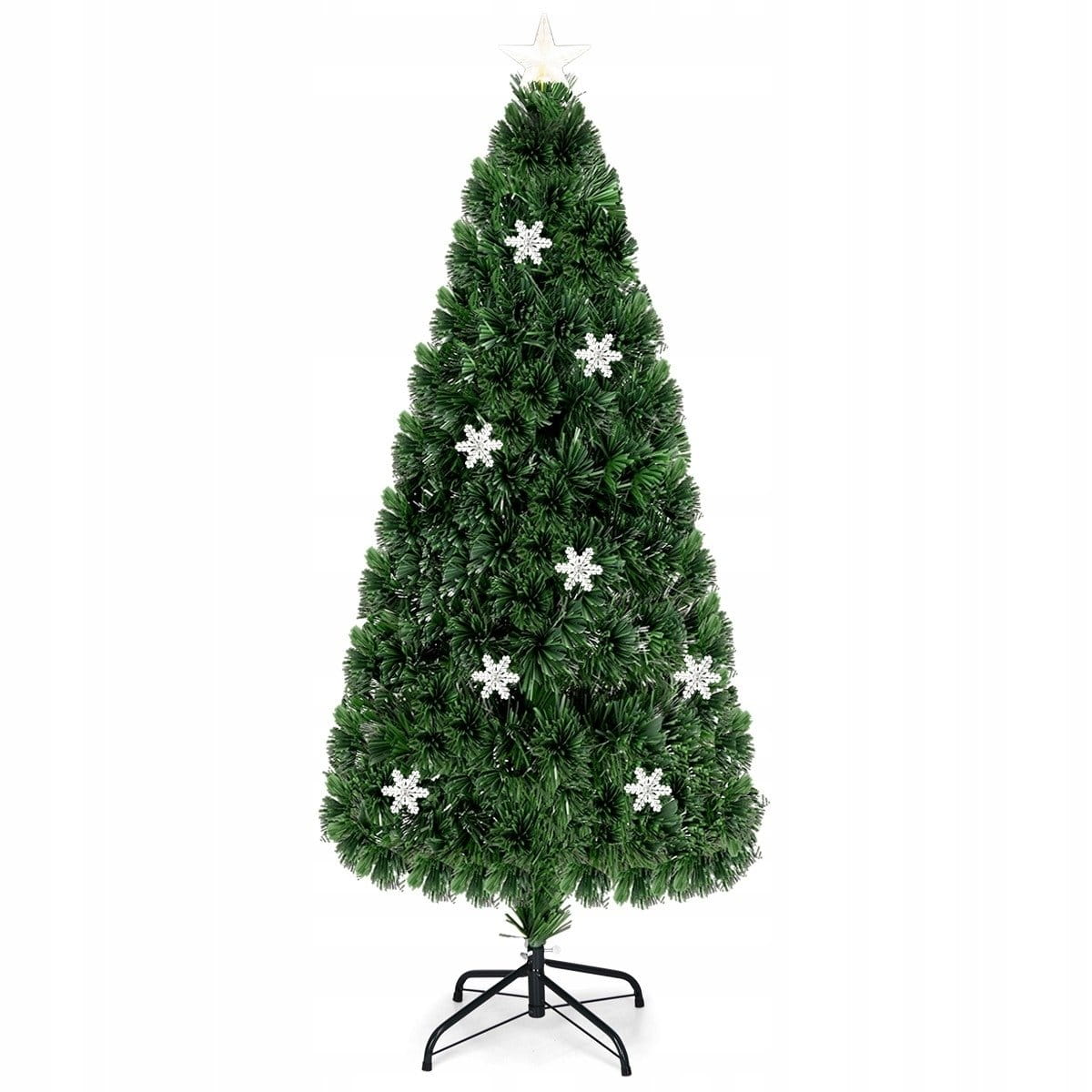 Sapin de Noël Coast - 220 Branches - Lumières Led - 180 x 81cm - Vert