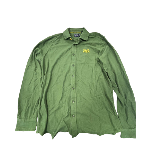 NZA New Zealand Auckland Longsleeve Shirt - Rock Green - Size L