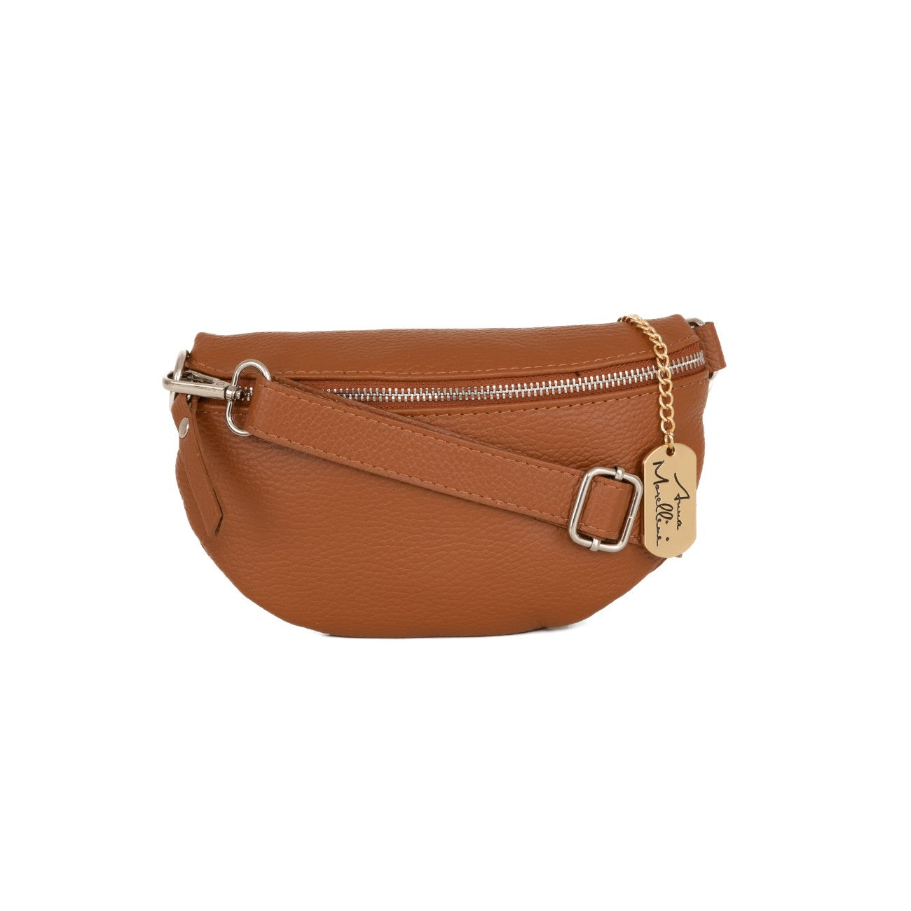 Anna Morellini - Agnese Sac à main en cuir italien - Marron