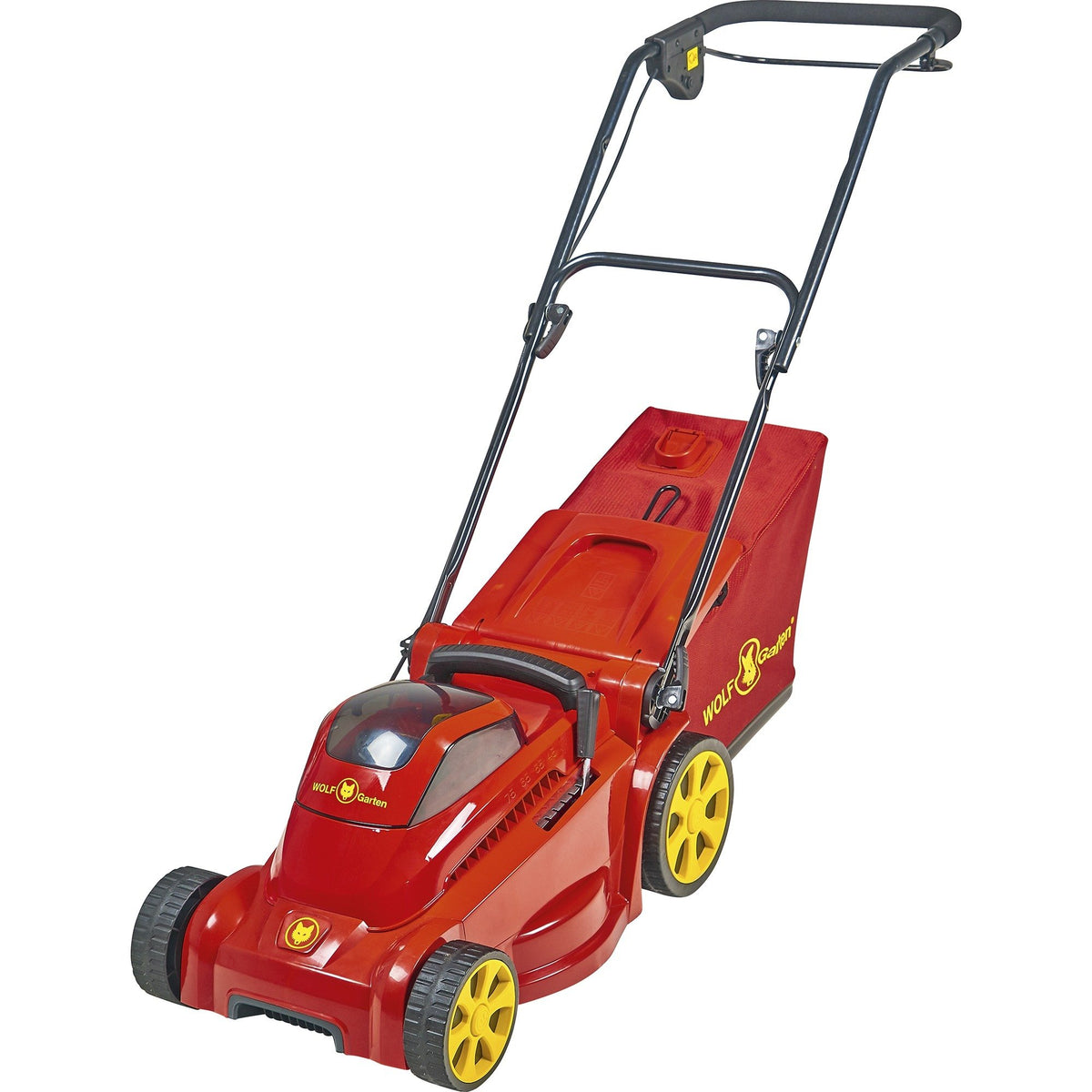 WOLF-Garten LYCOS 40/340 MH Accu Tondeuse à gazon 34 cm - Rouge - Chargeur rapide et batterie inclus