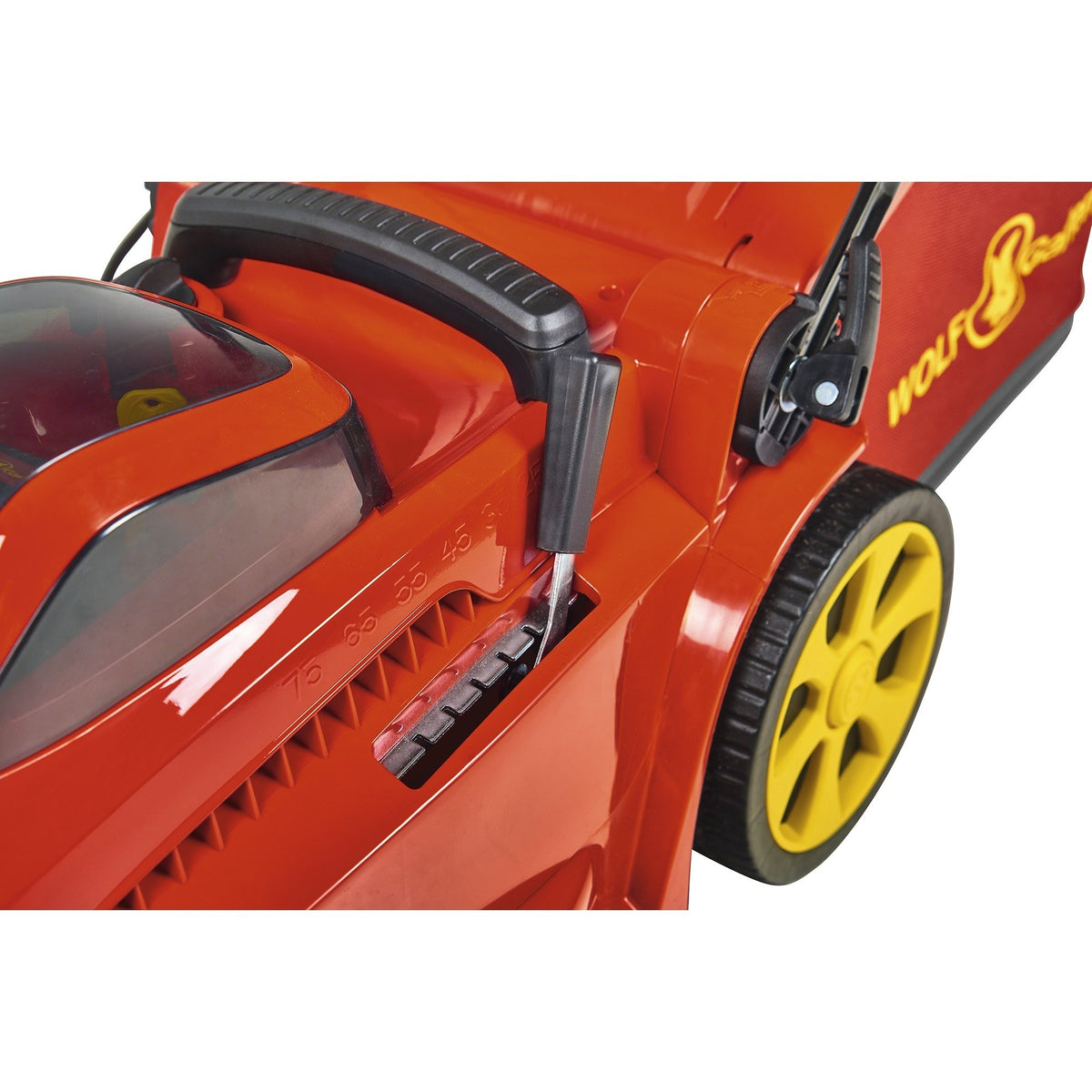 WOLF-Garten LYCOS 40/340 MH Accu Tondeuse à gazon 34 cm - Rouge - Chargeur rapide et batterie inclus