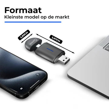 Carme Mini 2-in-1 Car Dongle For iPhone & Android