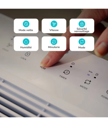 Déshumidificateur Bloomfold - 16L par jour - Fonction Lavage-Séchage incluse - Convient pour le salon, la chambre, le sous-sol et la salle de bain - Déshumidificateur - Blanc