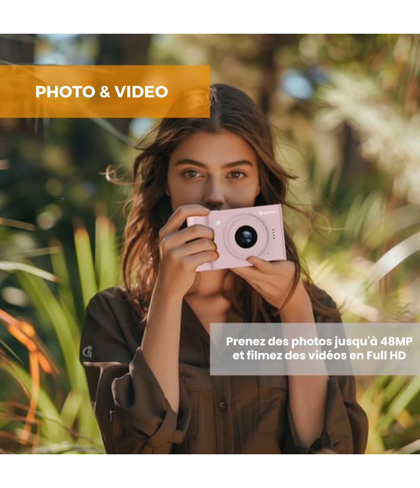 Caméra numérique - Denver - Full HD - 48MP - Photo et vidéo - DCA4811P