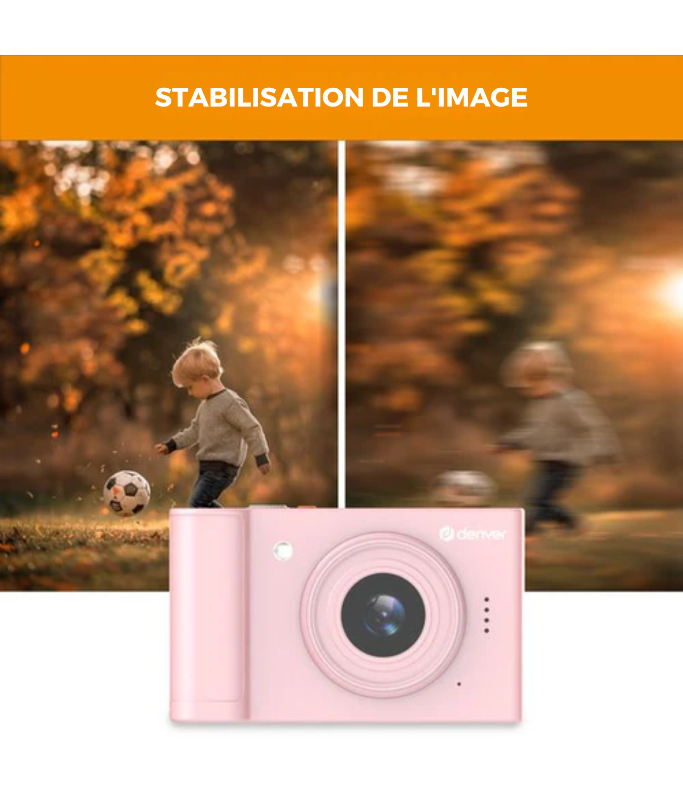 Caméra numérique - Denver - Full HD - 48MP - Photo et vidéo - DCA4811P