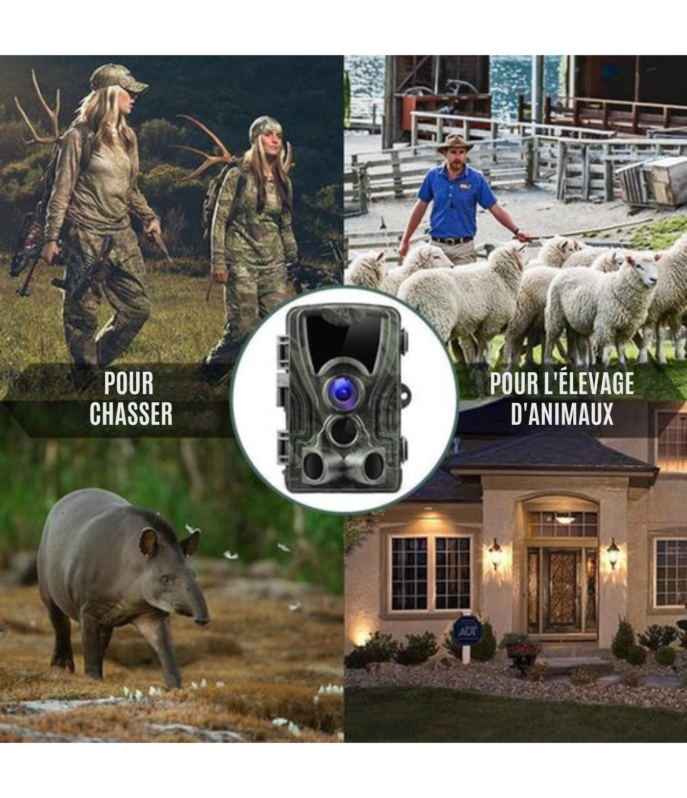 Strex - Wildlife Camera - avec vision nocturne - 36MP 4K ULTRA HD - Waterproof - Incl. 32 GB SD - Wildlife Camera