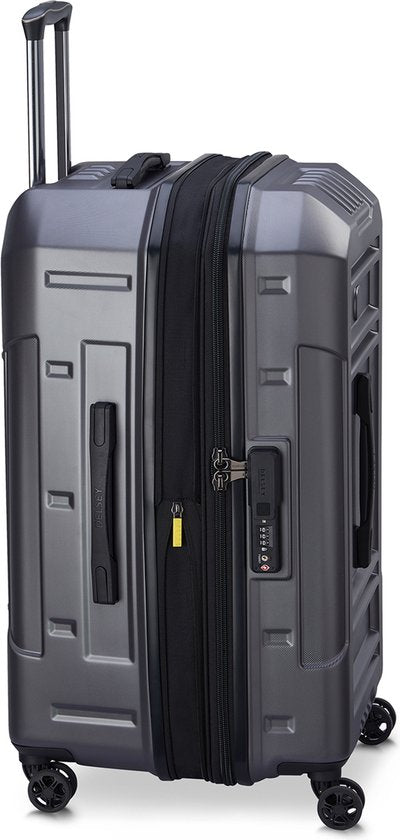 DELSEY PARIS Chariot extensible Rempart avec 4 roues doubles 73 Anthracite Gris foncé