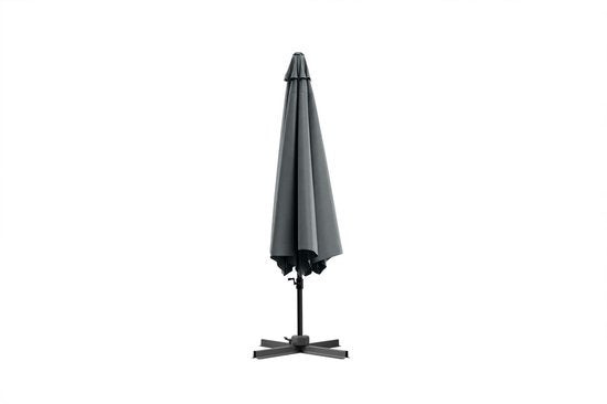 Feel Furniture - Parasol de luxe - Roma 4 x 4 mètres, octogonal - Gris foncé