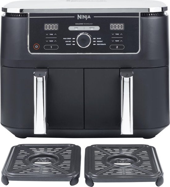 Friteuse à air chaud double Ninja XXL - 9,5 litres - Modèle 2020 - Technologie Dual Zone - AF400EU