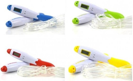 Corde à sauter numérique Dunlop avec compteur électronique et consommation de calories