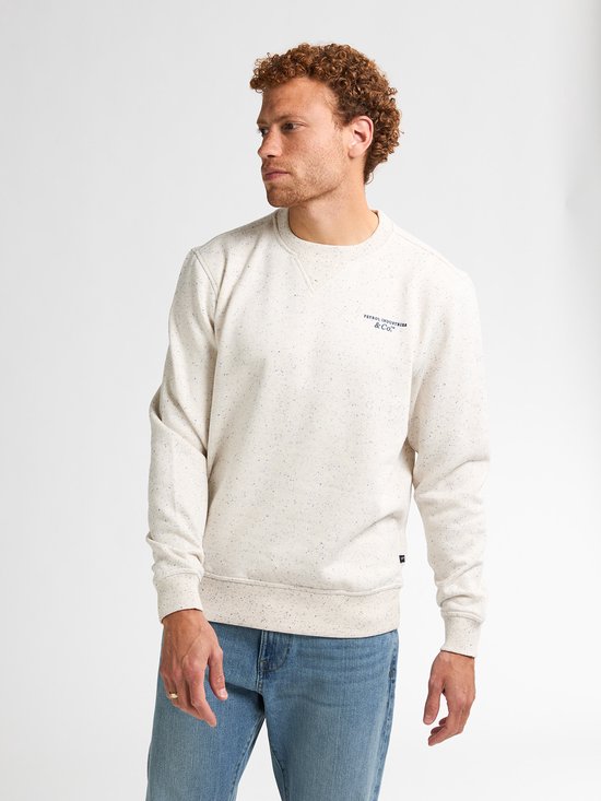 Petrol Industries - Pull pour homme Pagosa à imprimé logo - Blanc - Taille L