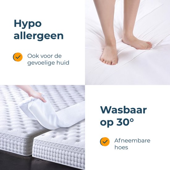 Cale-matelas de Luxe - Protège-matelas - Pont d'amour avec bande - Protège-matelas - Alyze