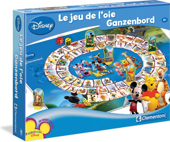 Jeu de société Clementoni - Le jeu de l'oie Disney - Jeu de société pour toute la famille - Enfants à partir de 6 ans