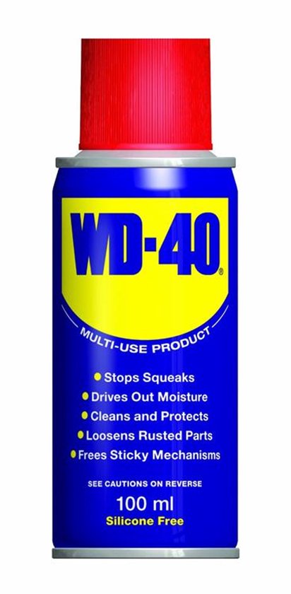 WD-40® Multi-Use Product Classic - Élimine l'humidité - Élimine les grincements et les craquements - Protège contre la rouille et la corrosion - Élimine les salissures - Sans silicone - 100 ml