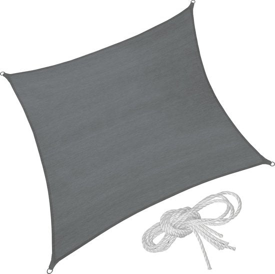 Tectake - Auvent carré en polyéthylène, variante 2 360 x 360 cm SKU : 403887
