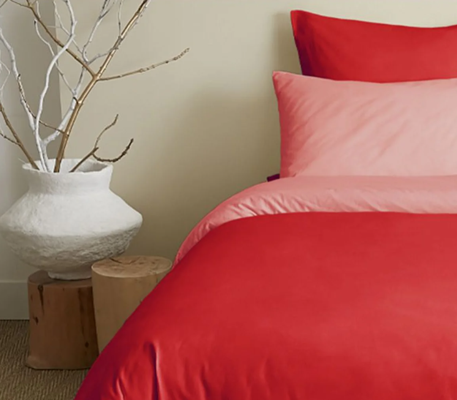 Univers Décor - Ensemble de housse de couette « Honeycomb » - 240 x 220 pour lit double de 140 à 160 cm - Motif nid d'abeille et neige
