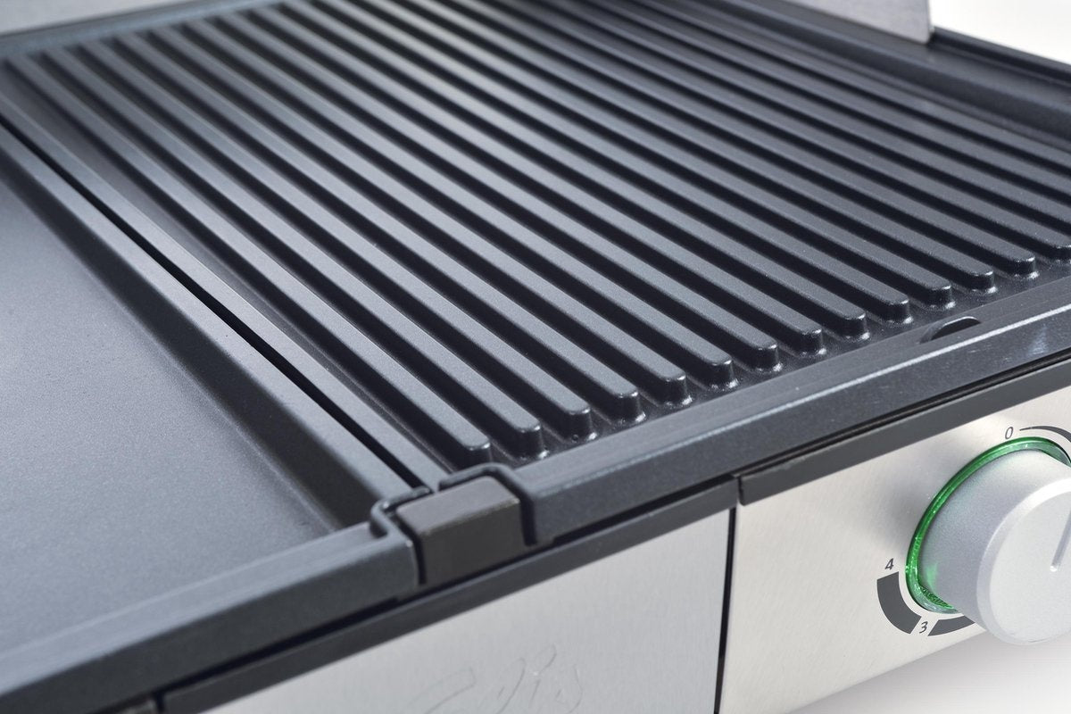 Grill Solis 7951 - Argent/Noir - en acier inoxydable