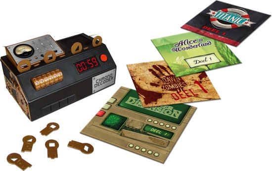 Escape Room The Game - Jeu de base 2 - casse-tête - Avec décodeur et 4 aventures