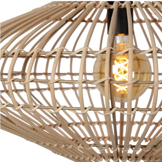 Lucide MAGALI - Lampe suspendue - Ø 56 cm - 1xE27 - Naturel - Japandi