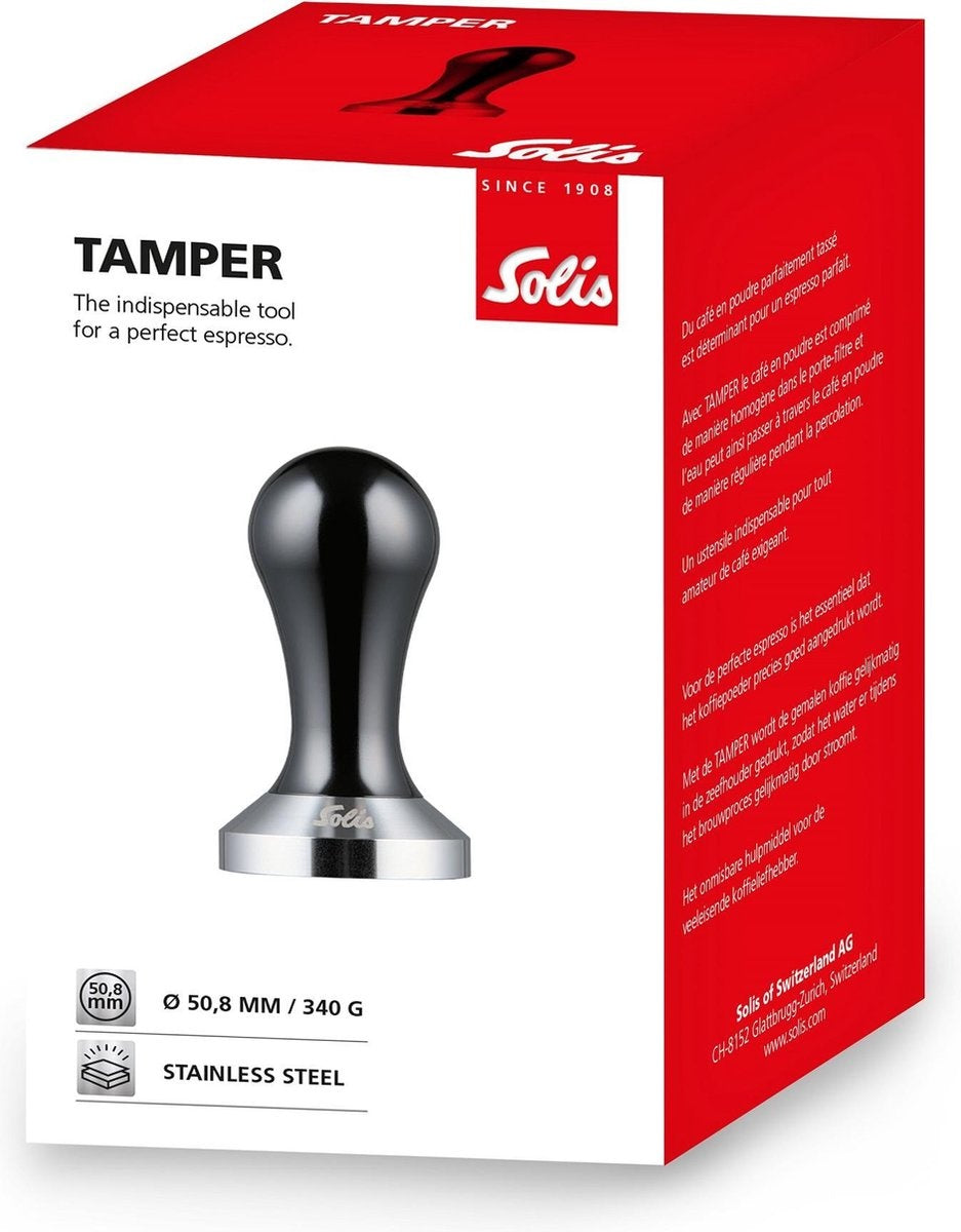 Solis Tamper 51 mm - Convient aux portafiltres de 51 mm