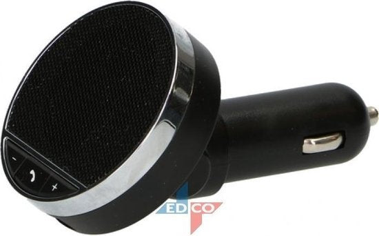 Chargeur de voiture et haut-parleur Bluetooth All Ride - Chargeur de voiture USB - Prise allume-cigare - Noir