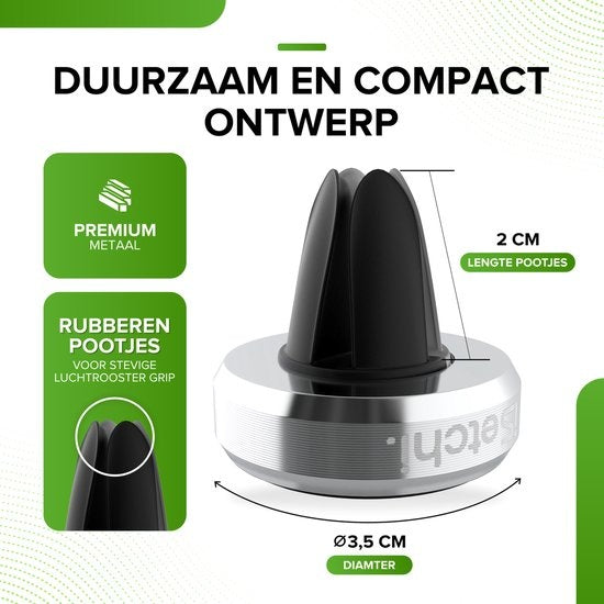 Support de téléphone iSetchi, Voiture, Magnétique, Gris/Noir