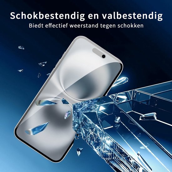 Podec 2x Protecteur d'écran intimité pour iPhone 16 Pro / 17 Pro - Verre de protection trempé - Transparent et résistant aux rayures - Protecteur d'écran en verre trempé
