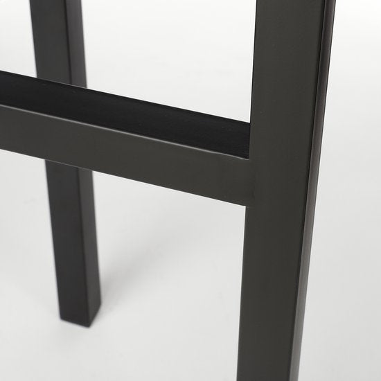 Mica Decorations Ascot Plant Stand XL - L38 x L38 x H95 cm - Métal - Noir